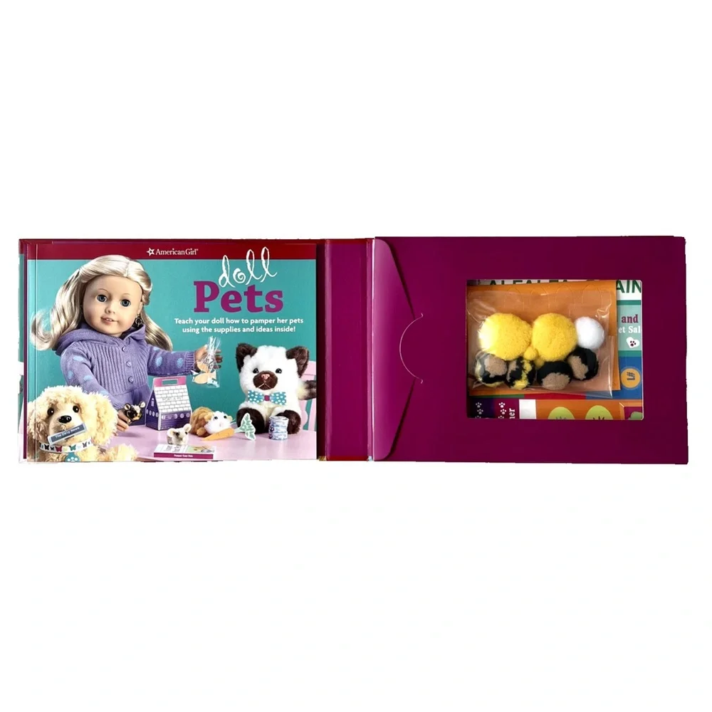 American Girl Doll Pets Teach your doll how to pamper her pets Activity Set NEW - Picture 5 of 6